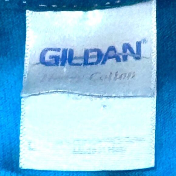 Sacramento Tie-Dye T-Shirt By Gildan Size XL Blue & Black Cotton Vintage Swirl - Picture 3 of 5